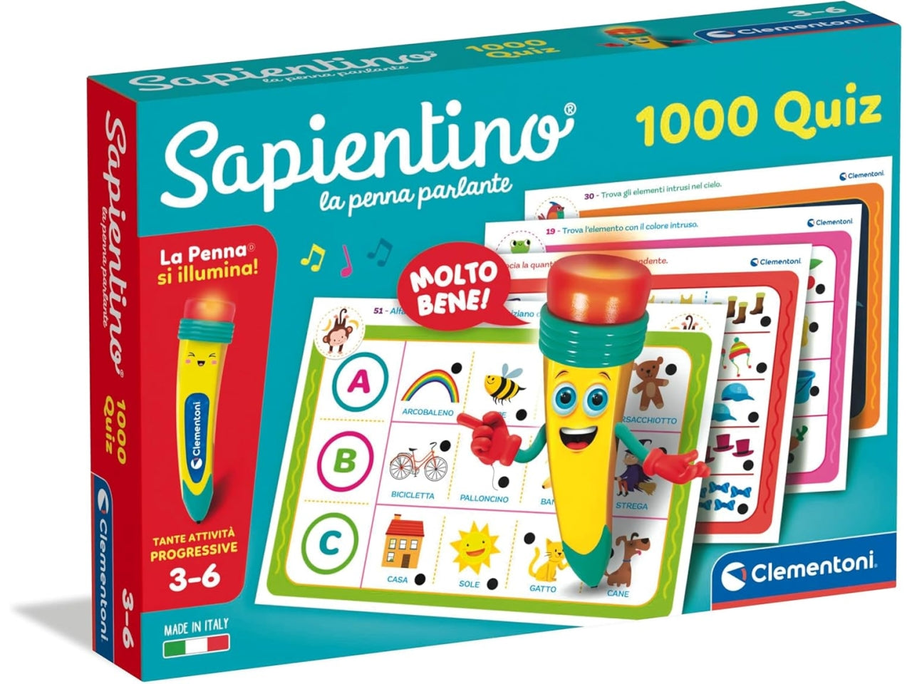 Sapientino La penna parlante 1000 quiz new