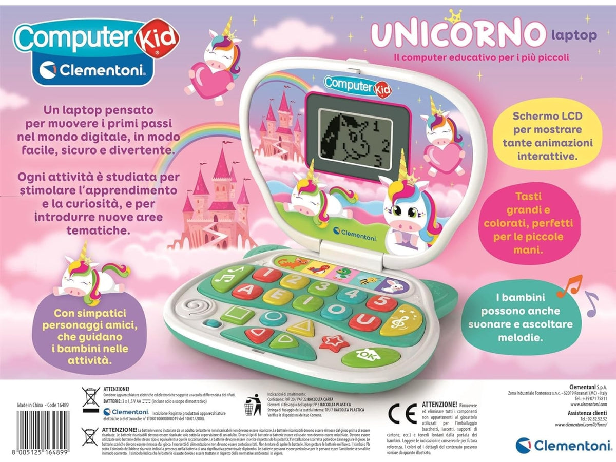 Clementoni computer Unicorno laptop
