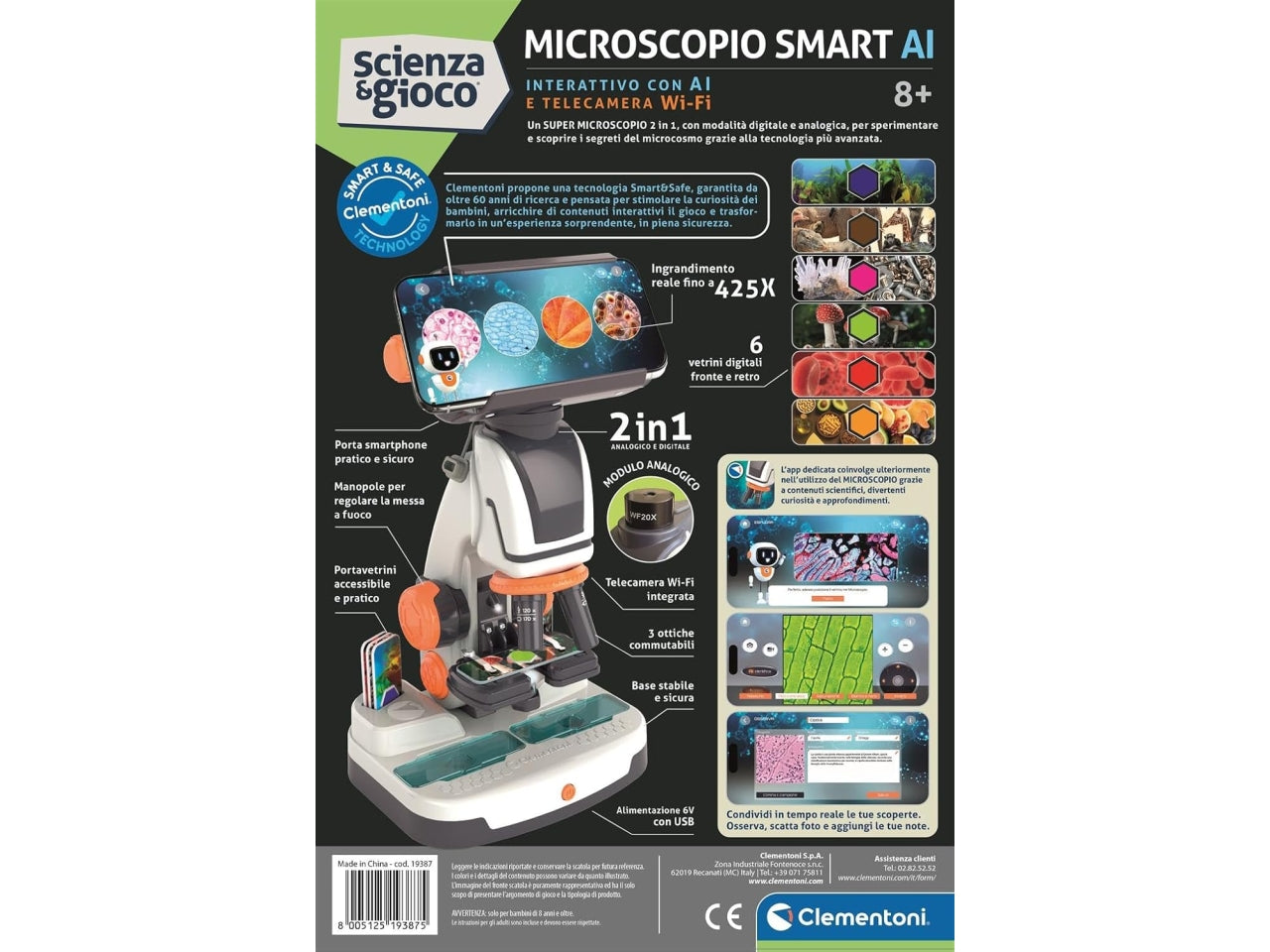 Clementoni microscopio interattivo