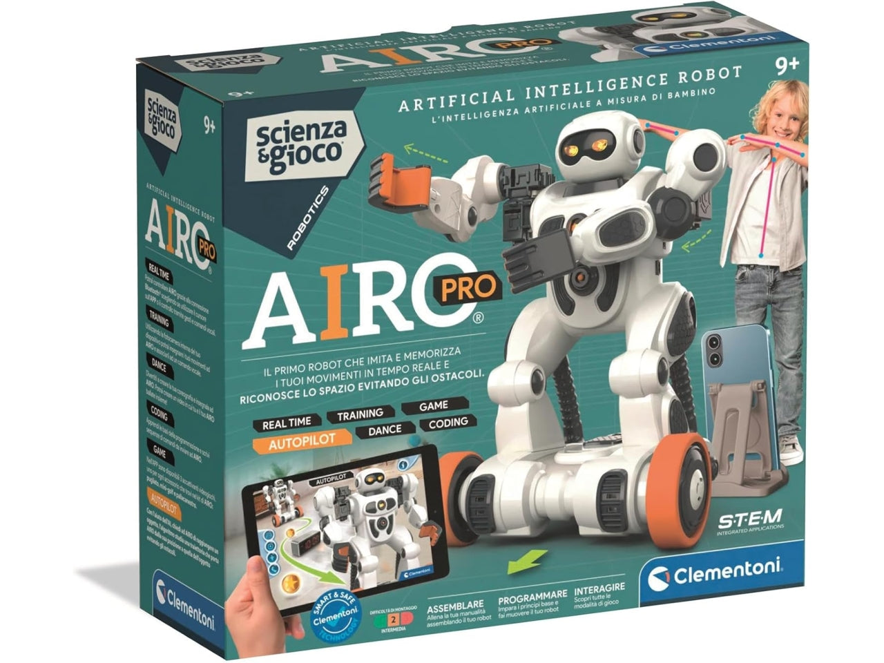 Clementoni robot Airo pro artificial intelligence