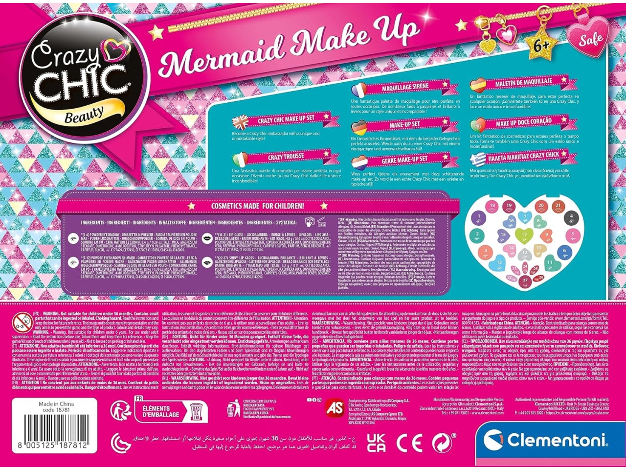 Crazy chic mermaid make up