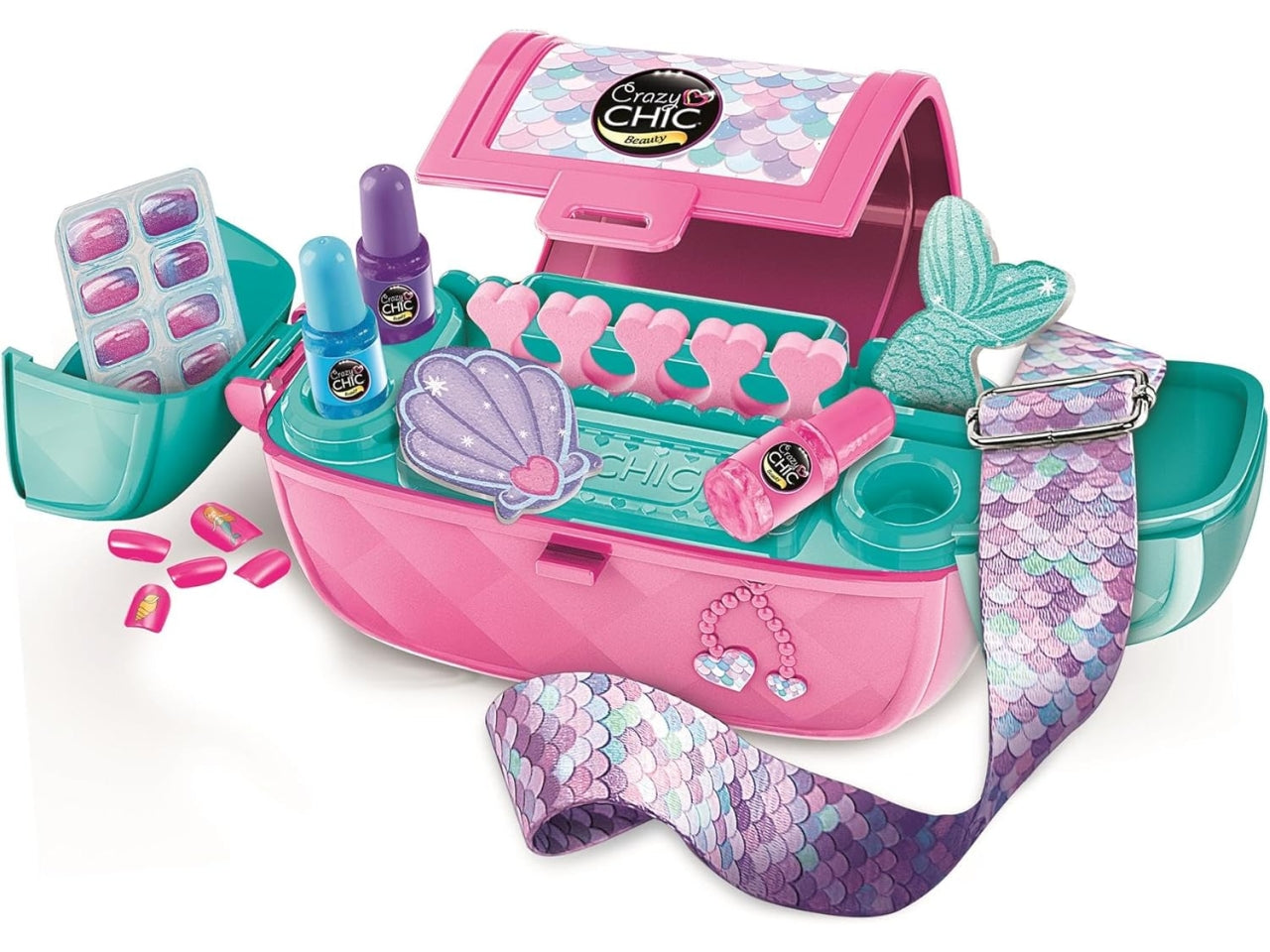 Crazy chic borsa nail art case