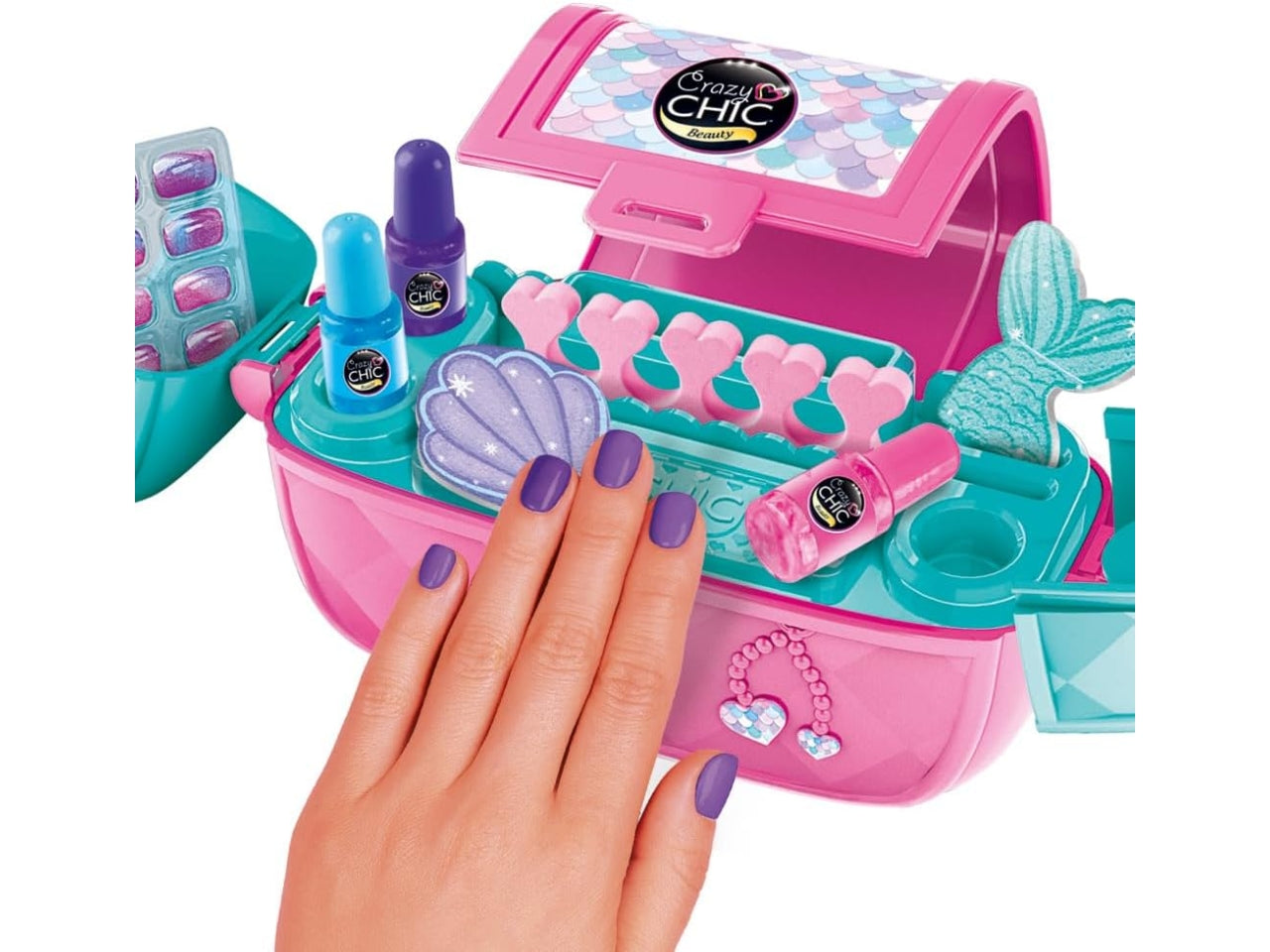 Crazy chic borsa nail art case