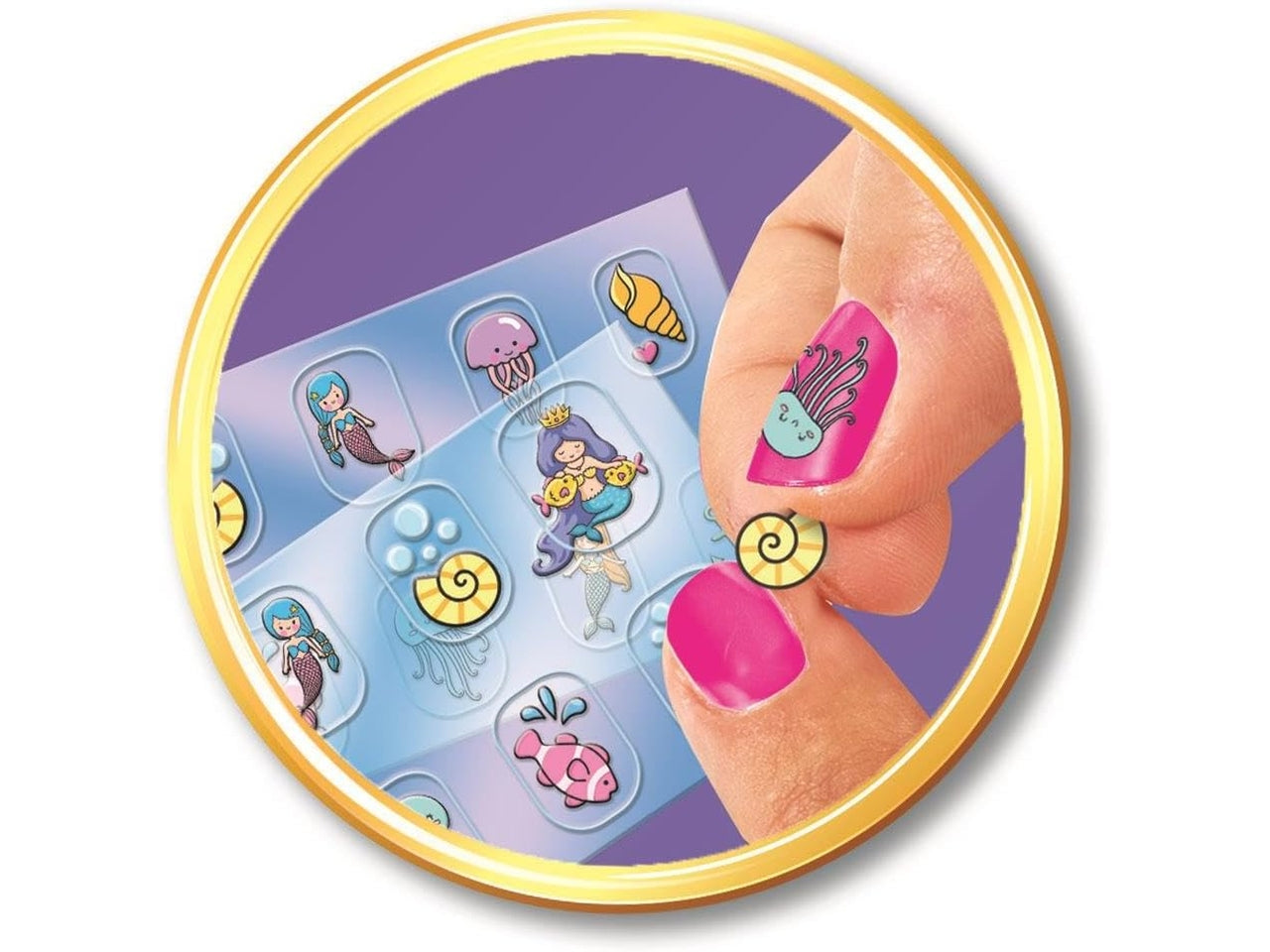 Crazy chic borsa nail art case