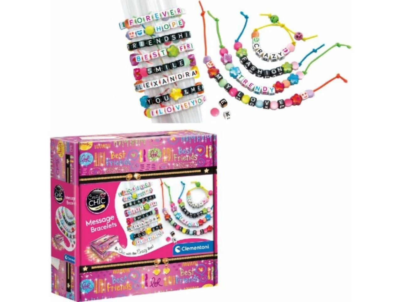 Crazy chic message bracelets