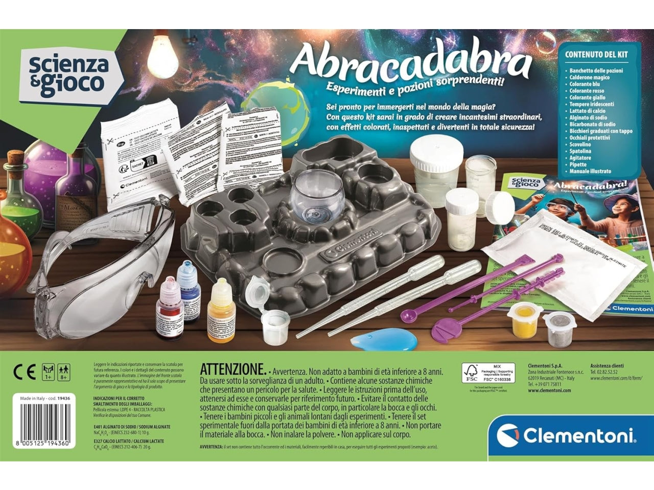Clementoni Abracadabra esperimenti e pozioni