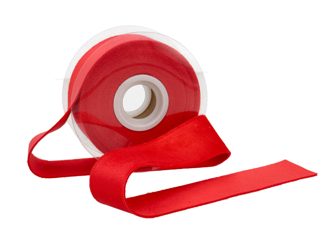 Nastro velluto doppio 40mmx7mt rosso