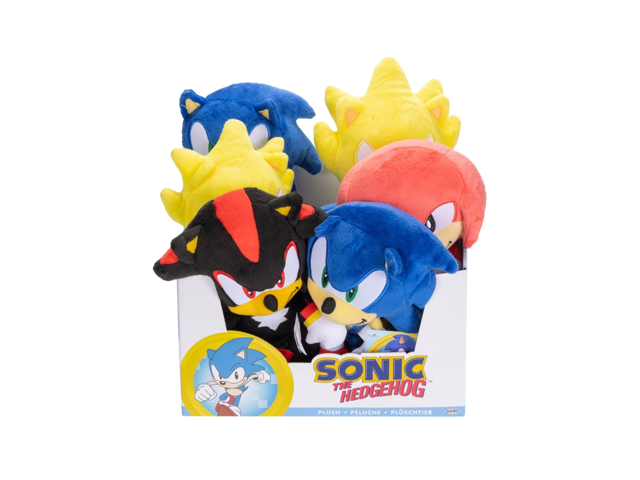 Sonic peluche personaggio 23cm basic wave 12 assortito