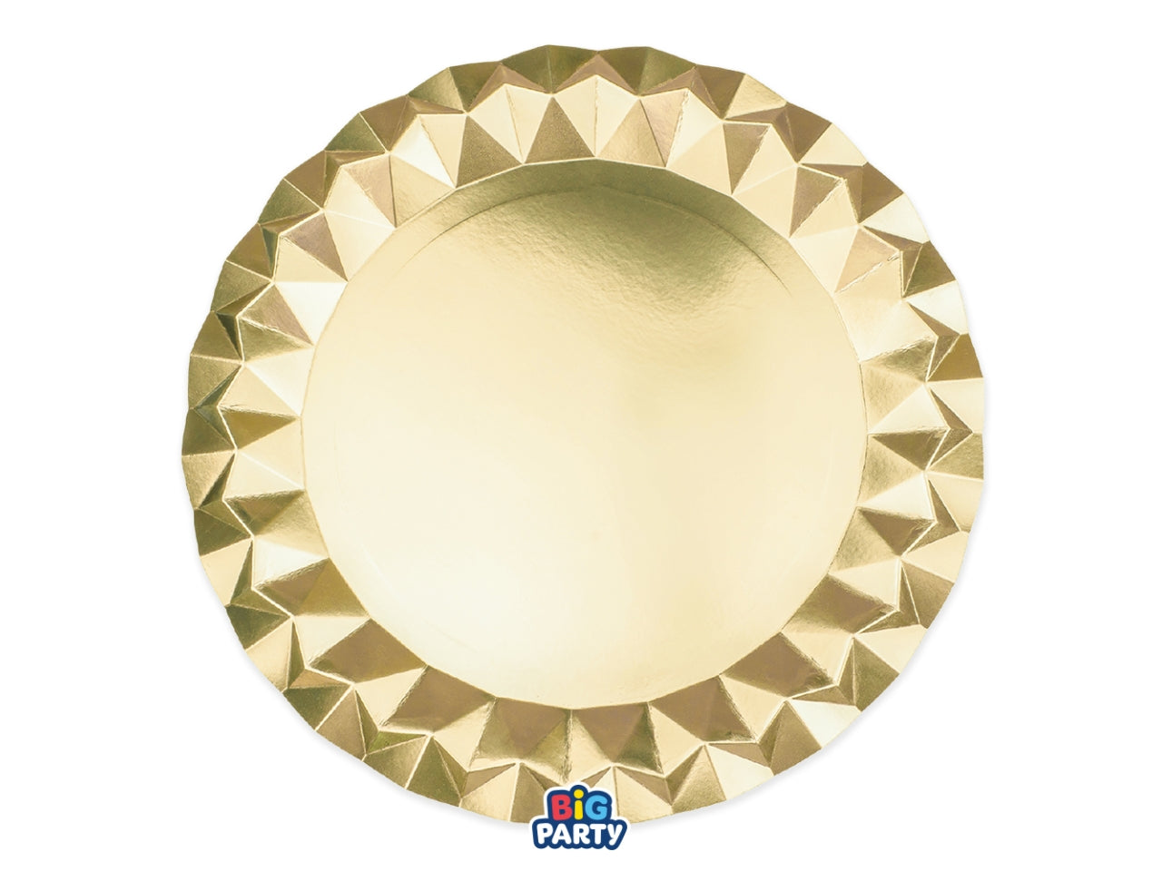 Diamant sottopiatti 32cm in confezione da 6 pezzi oro metal