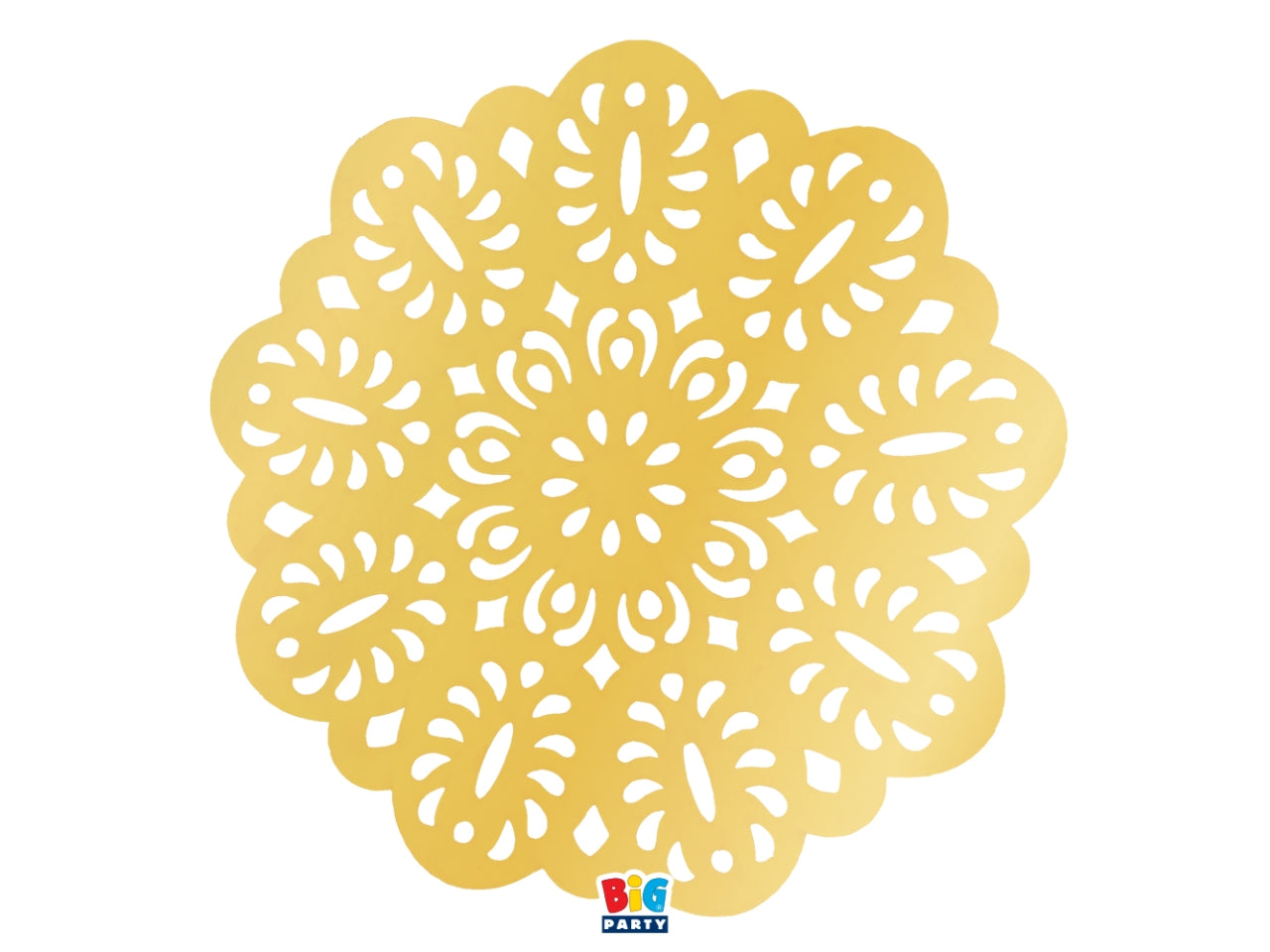 Elegant sottopiatti 33cm in confezione da 6 pezzi oro metal