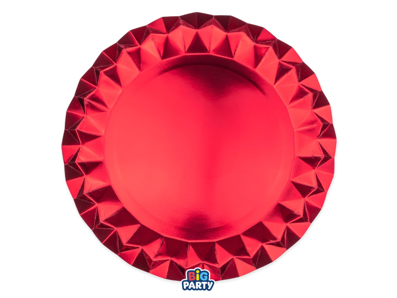 Diamant sottopiatti 32cm in confezione da 6 pezzi rosso metal