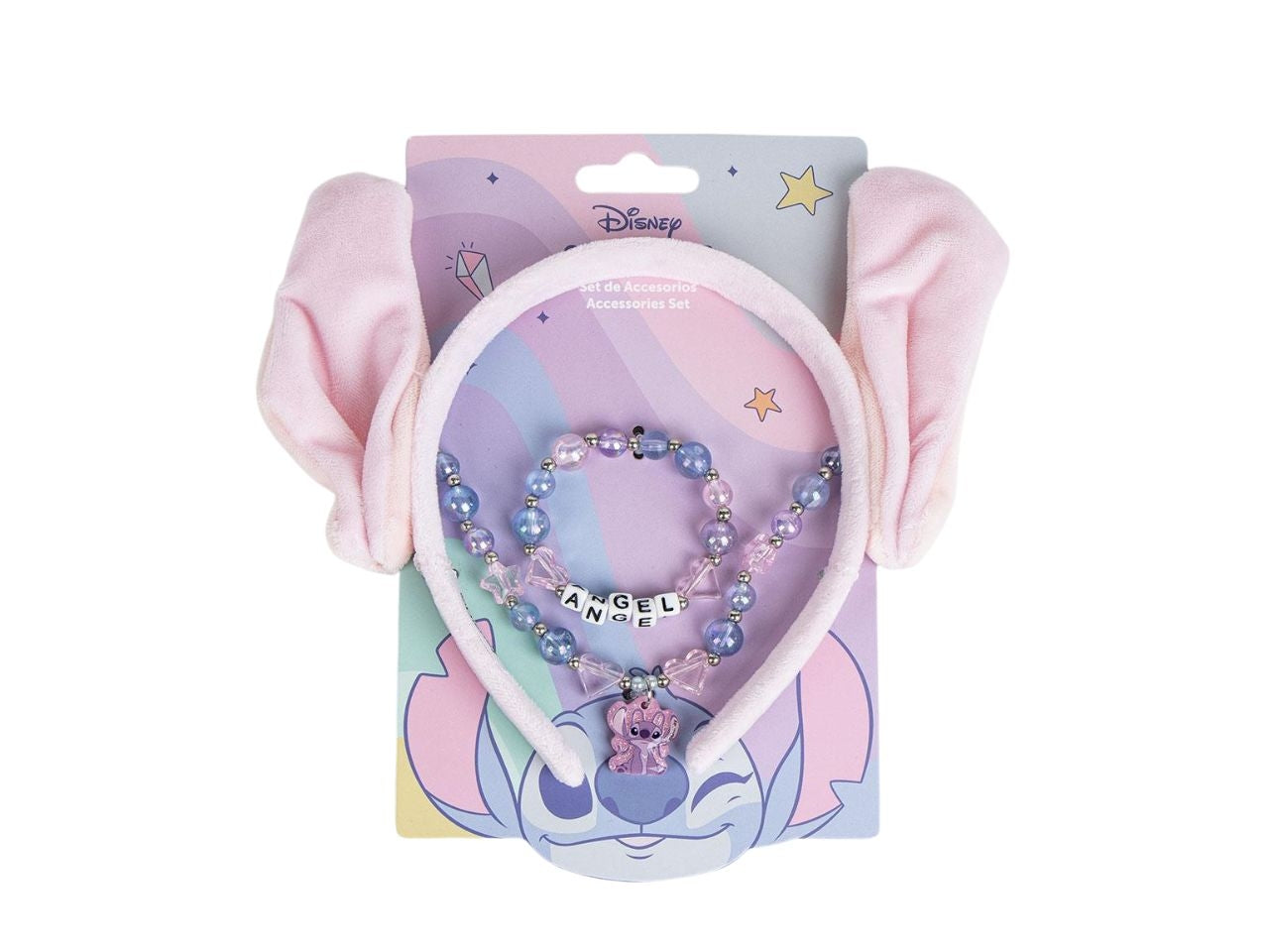 Stitch set bigiotteria frontino collana e bracciale