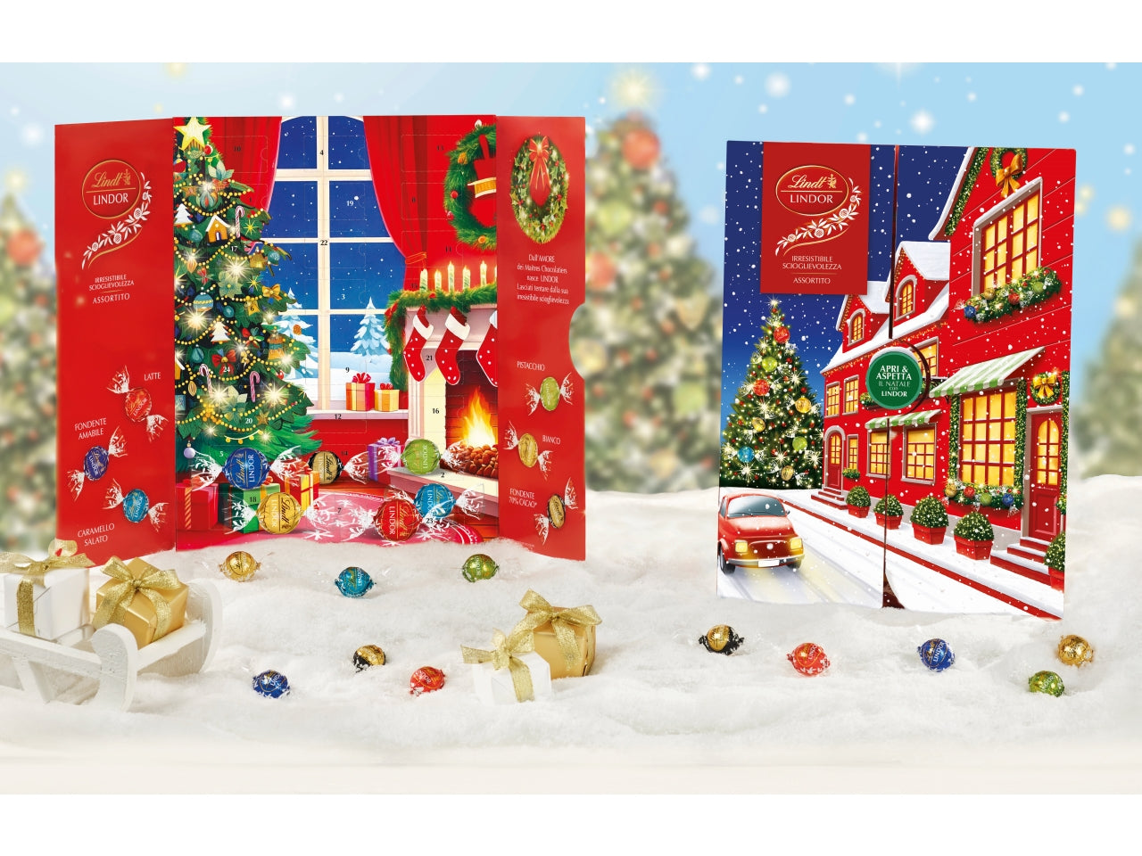 Lindt calendario avvento lindor 299gr