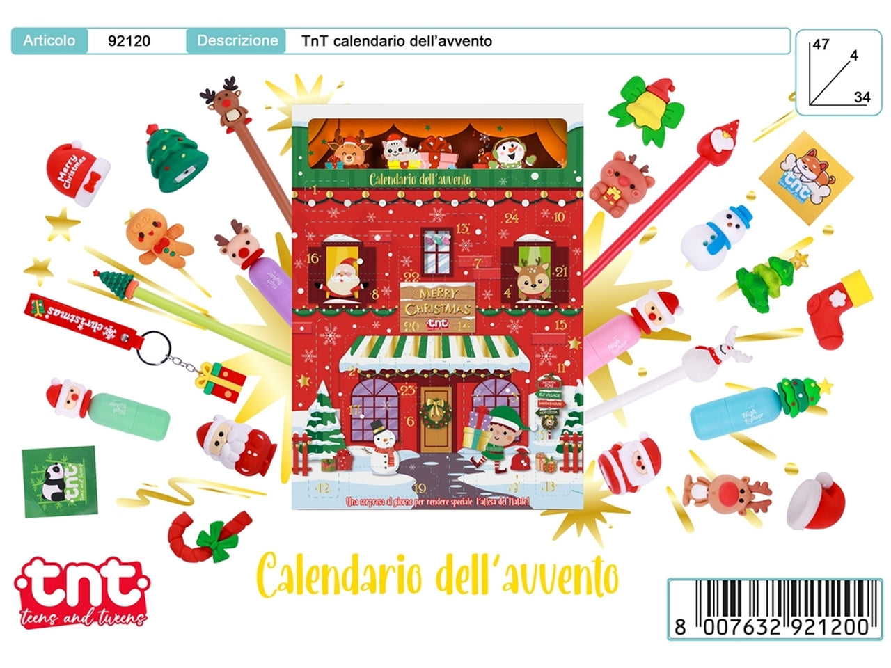 Tnt xmas calendario avvento 92120