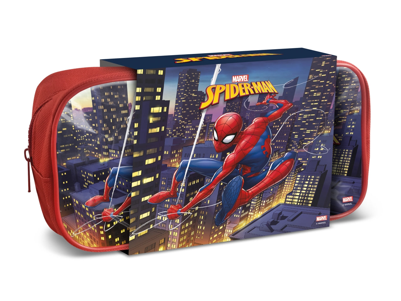 Spiderman beauty case con shampoo 100ml e gel doccia 100ml