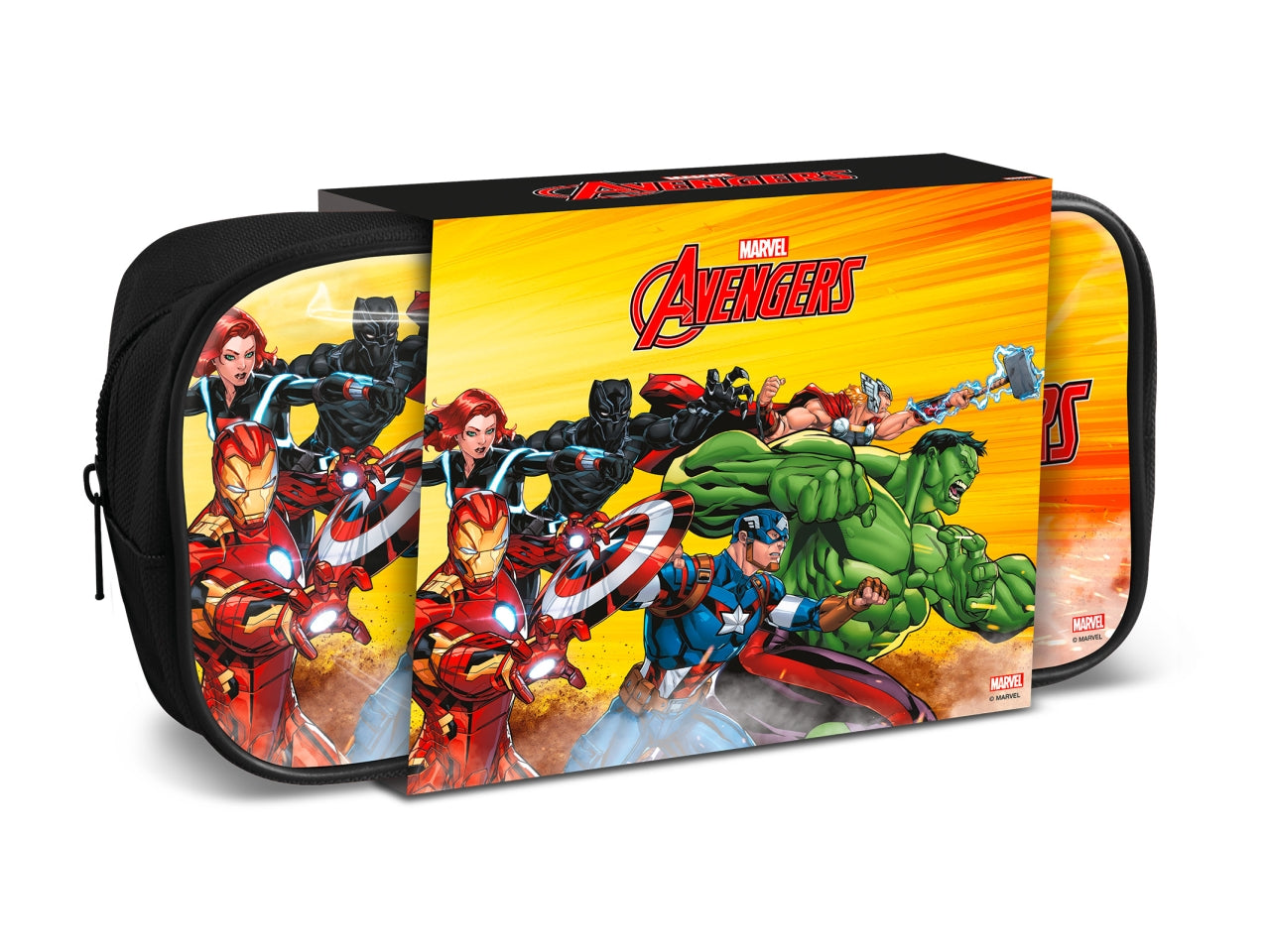 Avengers beauty case con shampoo 100ml e gel doccia 100ml
