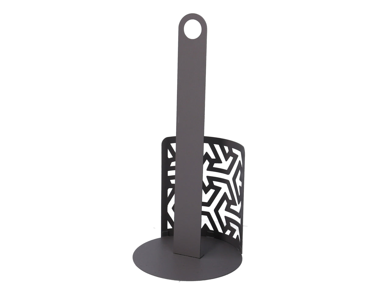 Portascottex in metallo frecce grigio tondo d.15xh.33cm