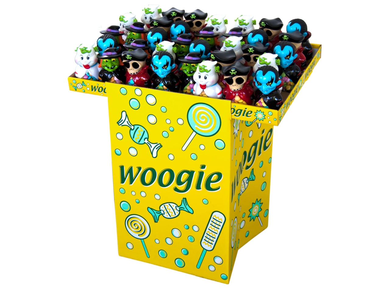 Personaggi assortiti halloween con confetti di zucchero 100gr