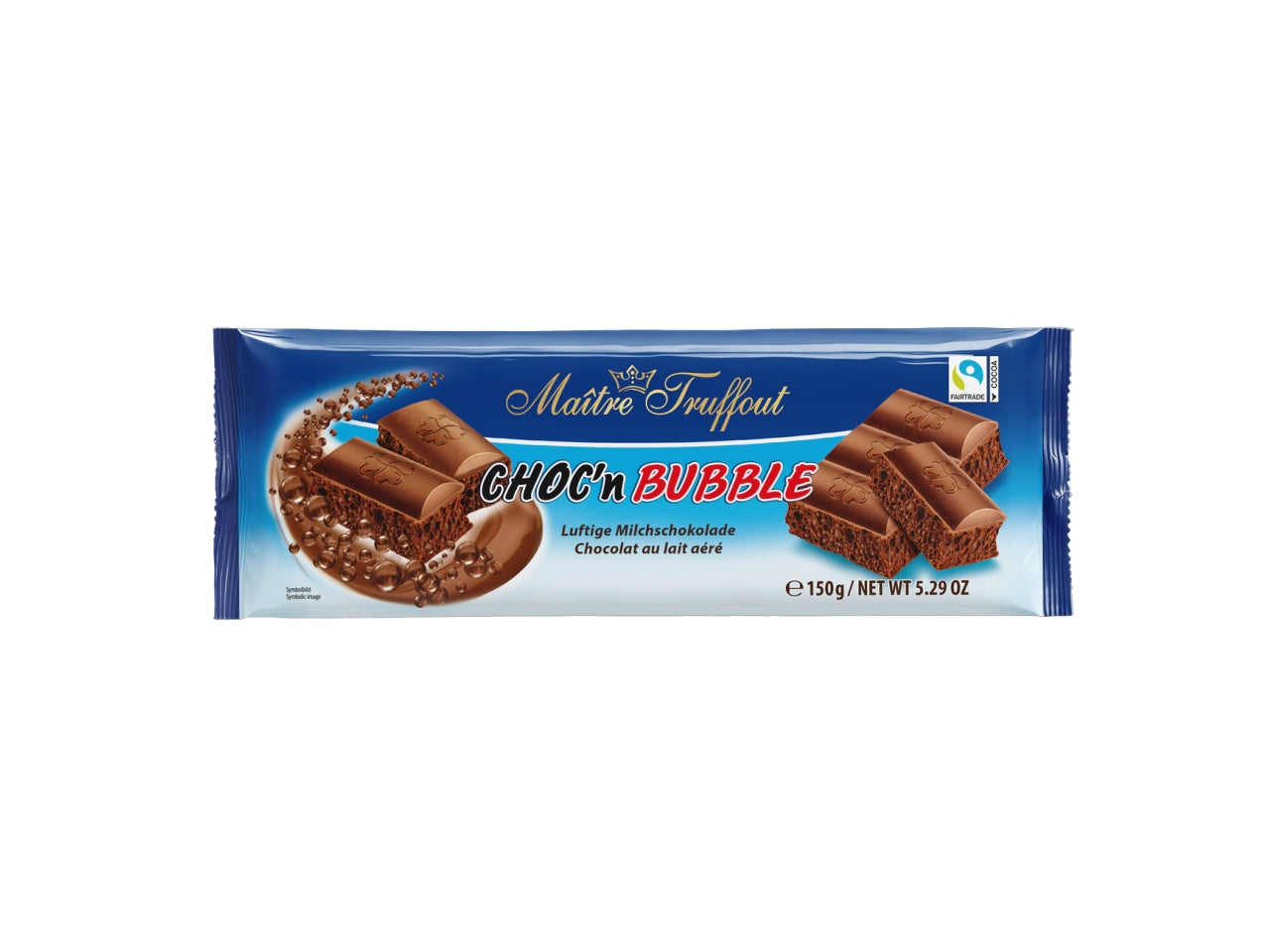Choc'n bubble cioccolata al latte ariosa 150g