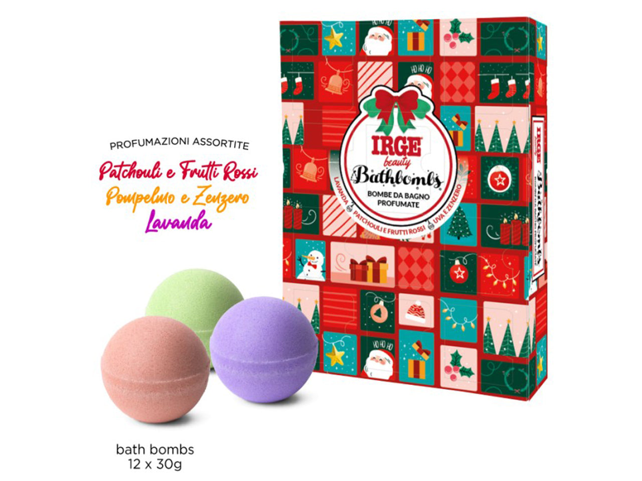 Bomba da bagno profumata confezioni da 12pz assortiti