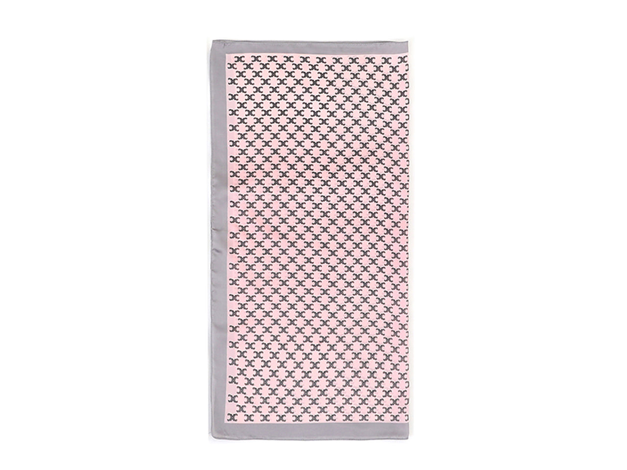 Lumberjack foulard 70x70cm in seta 100% a fantasia base rosa