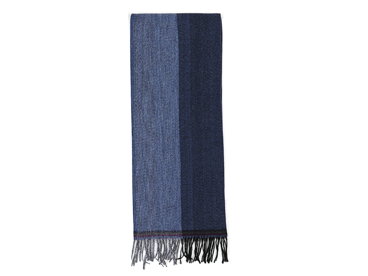 Lumberjack sciarpa 175x35cm 100%poliestere bicolor blu