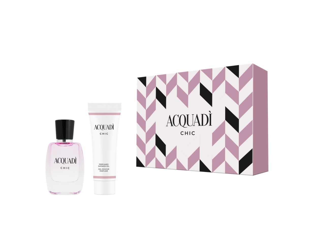 Acquadi' chic, scatola con edt 30ml e gel doccia 60ml