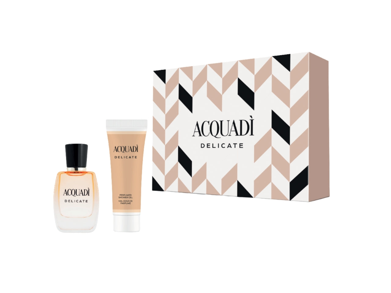 Acquadi' delicate, scatola con edt 30ml e gel doccia 60ml