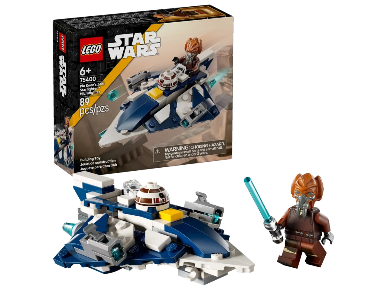 Lego Star Wars TM Microfighter Jedi Starfighter di Plo Koon