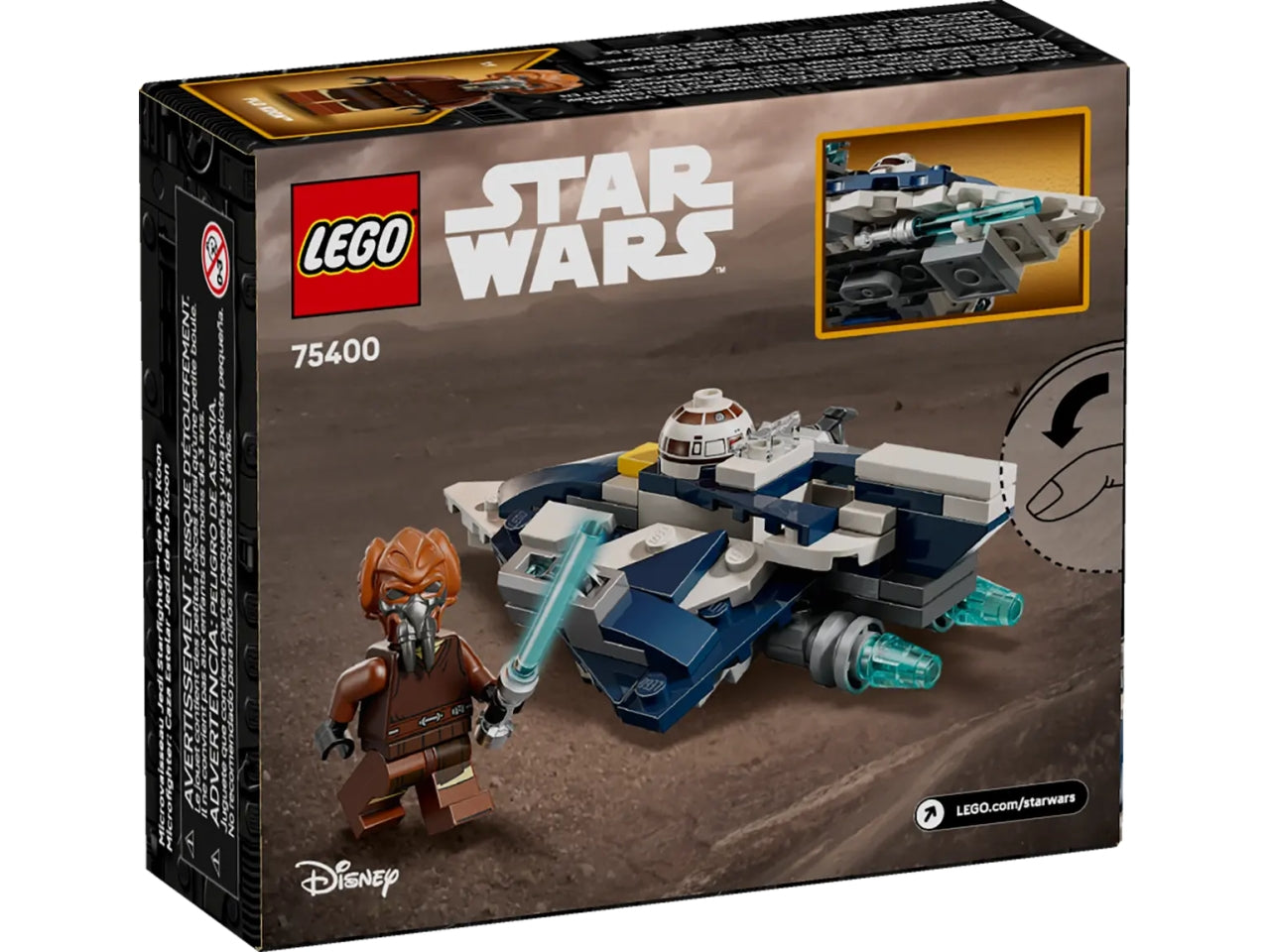 Lego Star Wars TM Microfighter Jedi Starfighter di Plo Koon