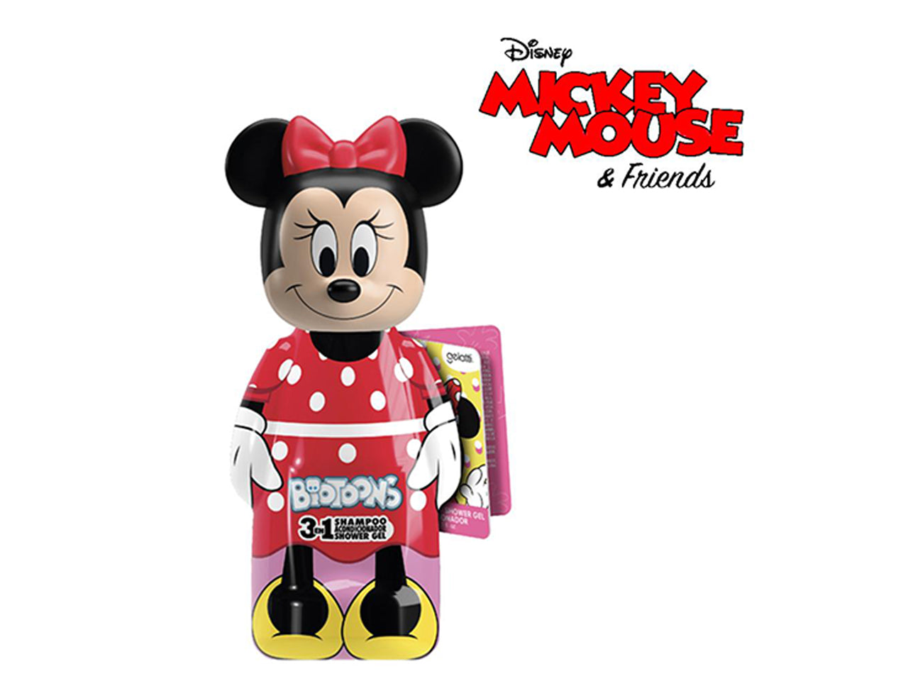 Minnie 3d con ventosa schiuma/shampoo 300ml