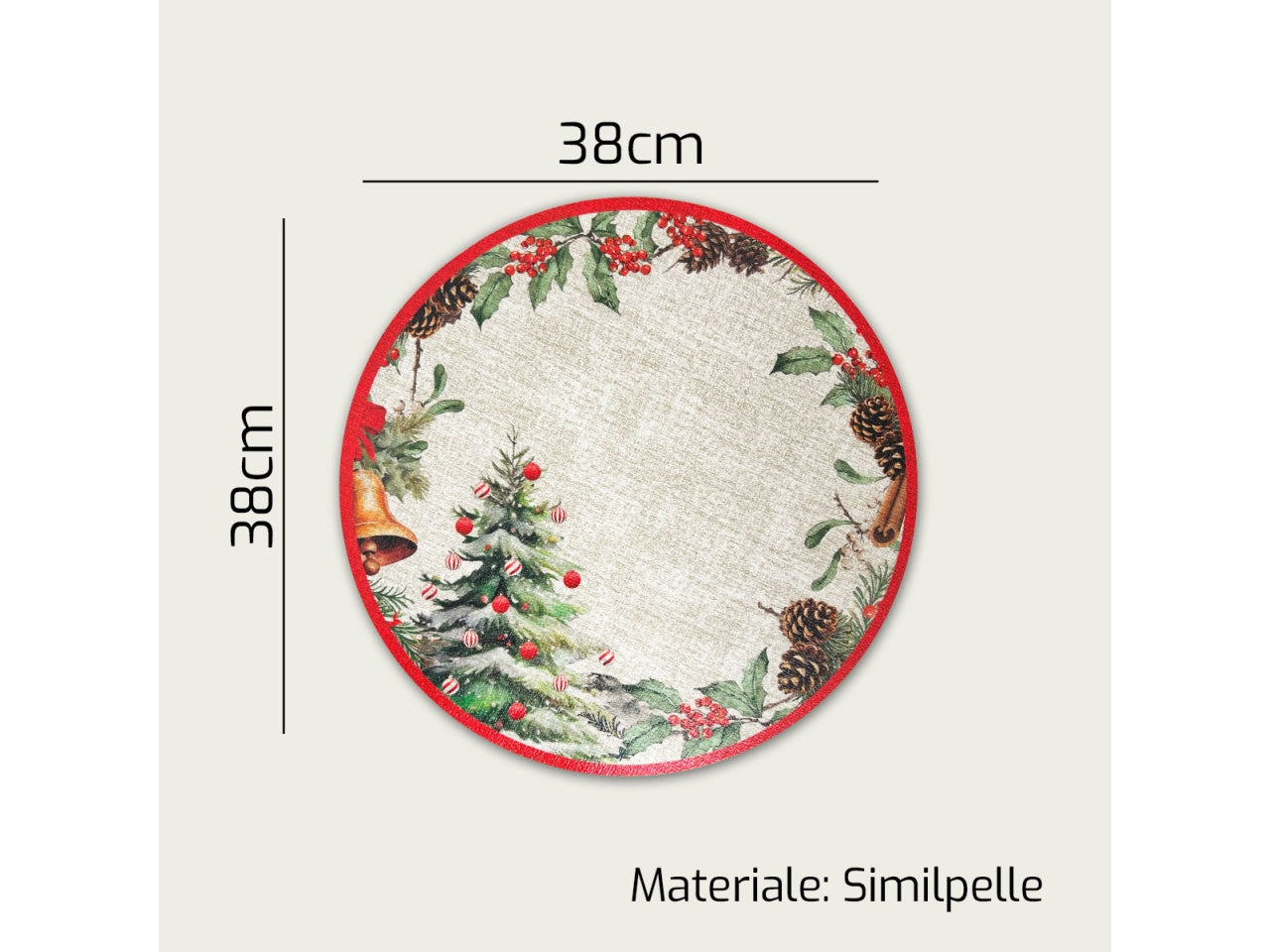 Tovaglietta 38cm con albero