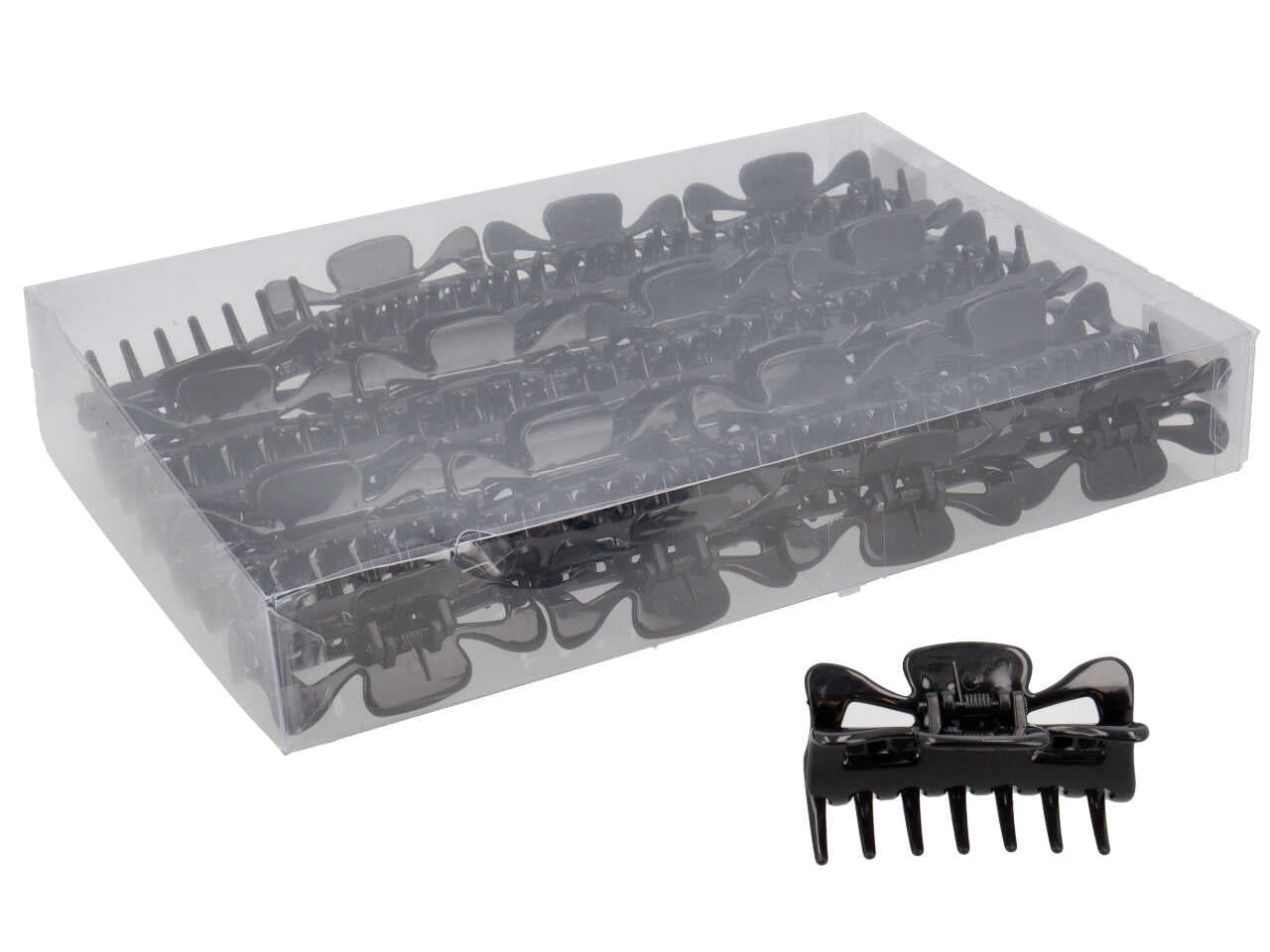 Pinza 7 denti media nera