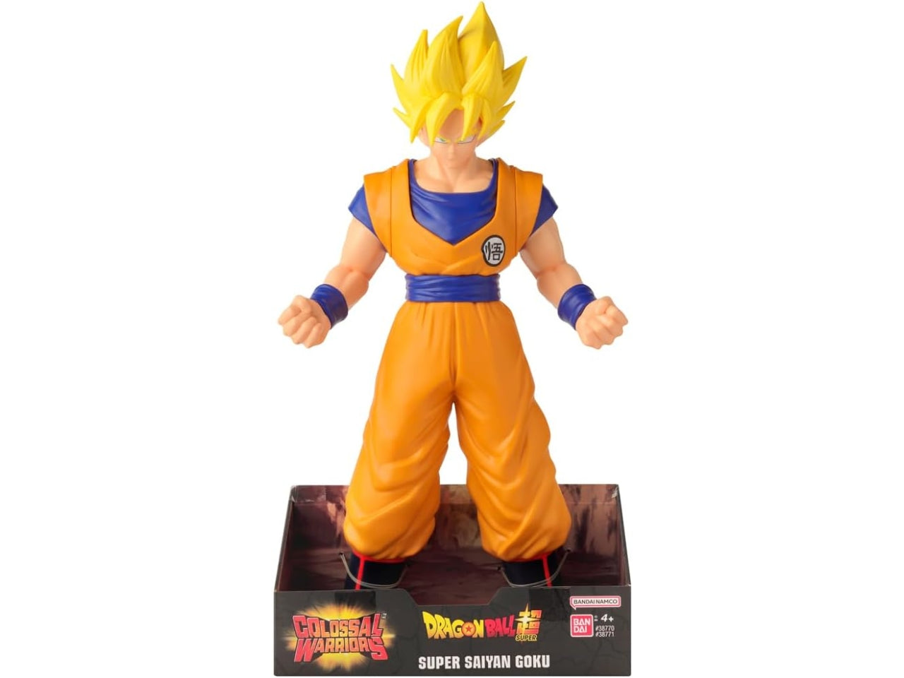 Dragon ball toy baldra figurine jumbo 40cm super saiyan goku