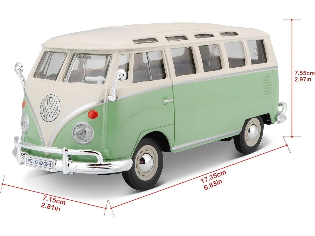 Auto Volkswagen Van Samba 1:25