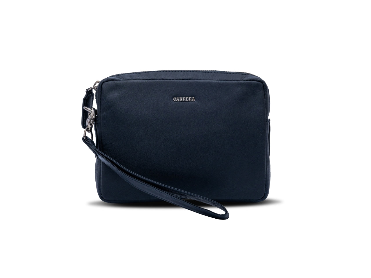 Carrera Berlino pochette in pelle blu