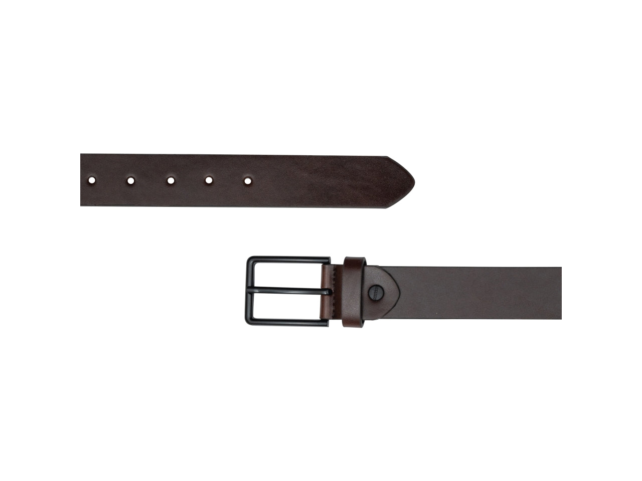 Carrera cintura 3,5cm in similpelle marrone tg.S