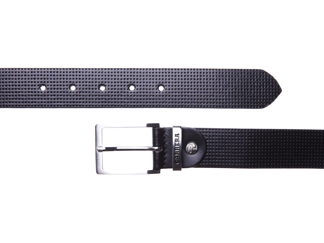 Carrera cintura 3,5cm in pelle nero tg.L