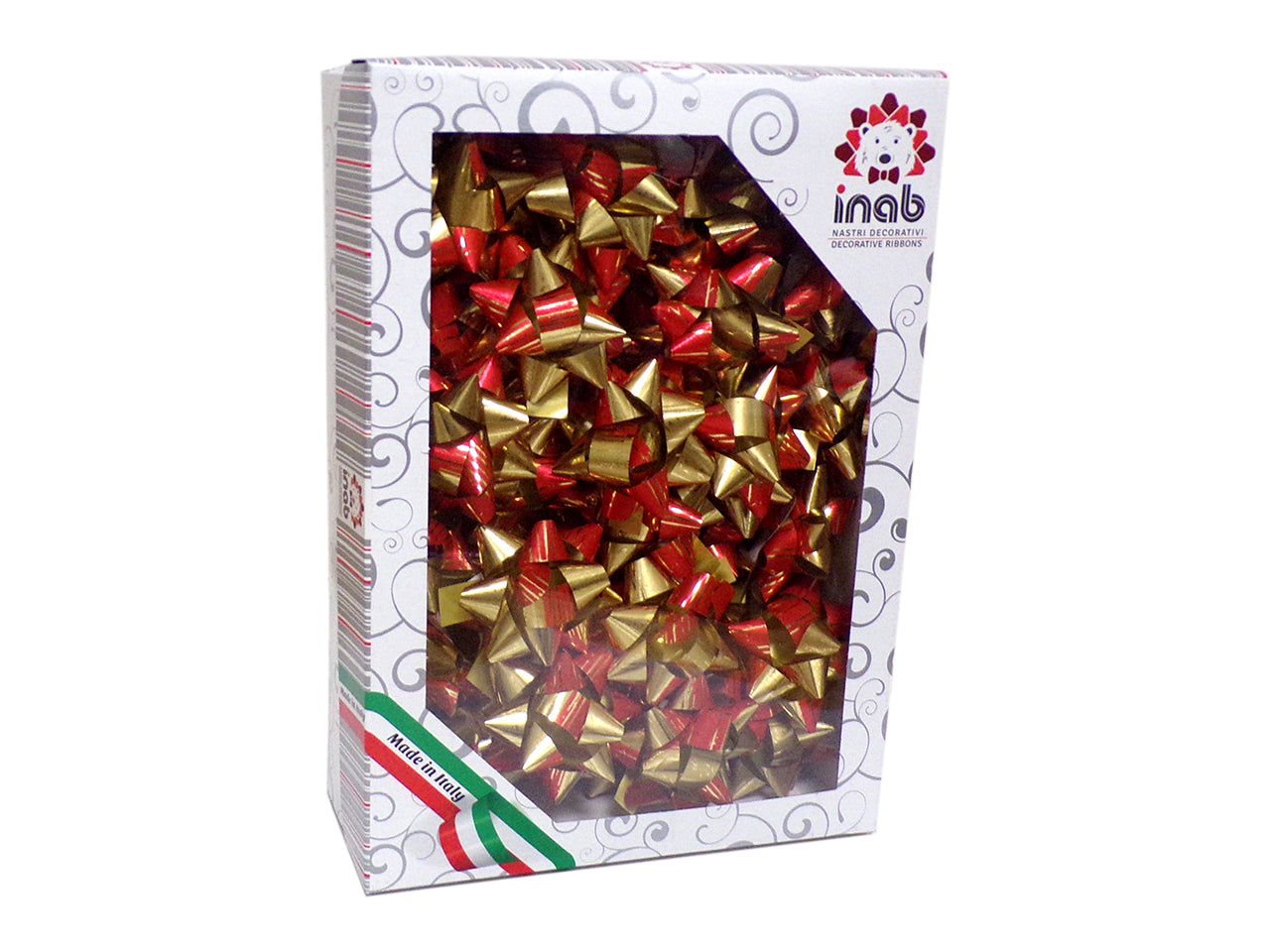 Coccarda splendor 14x60mm in confezione da 100 pezzi rosso