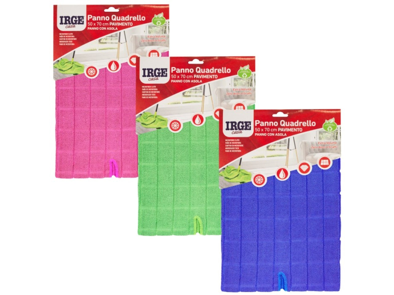 Irge panno microfibra quadro 50x70cm