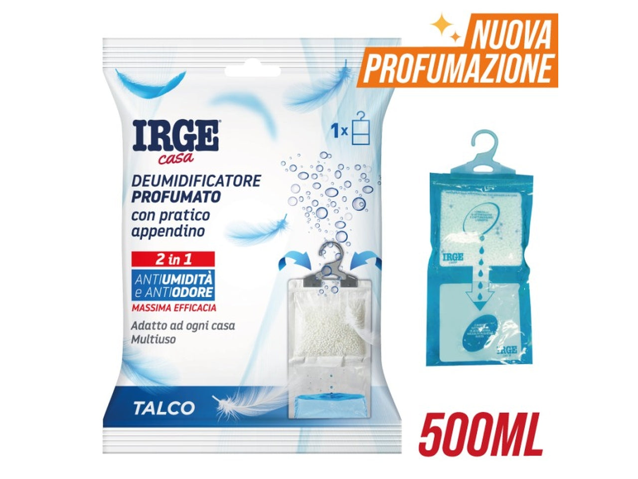 Deumidificatore 500ml con app. talco$
