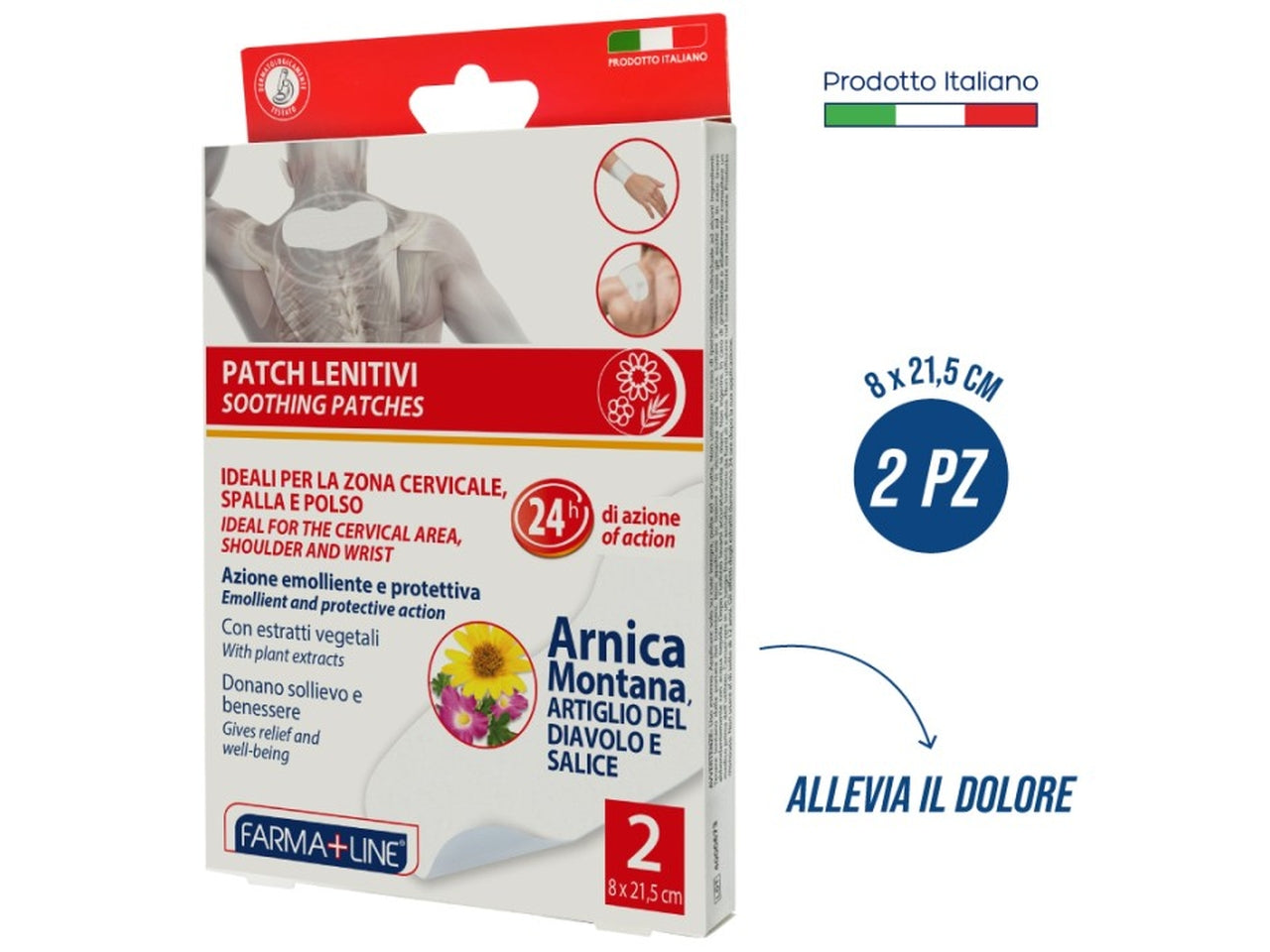 Fasce arnica dolori muscolari set da 2 fasce