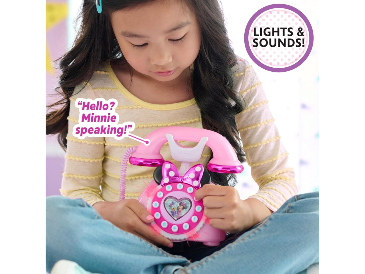 Minnie Mouse telefono rotante