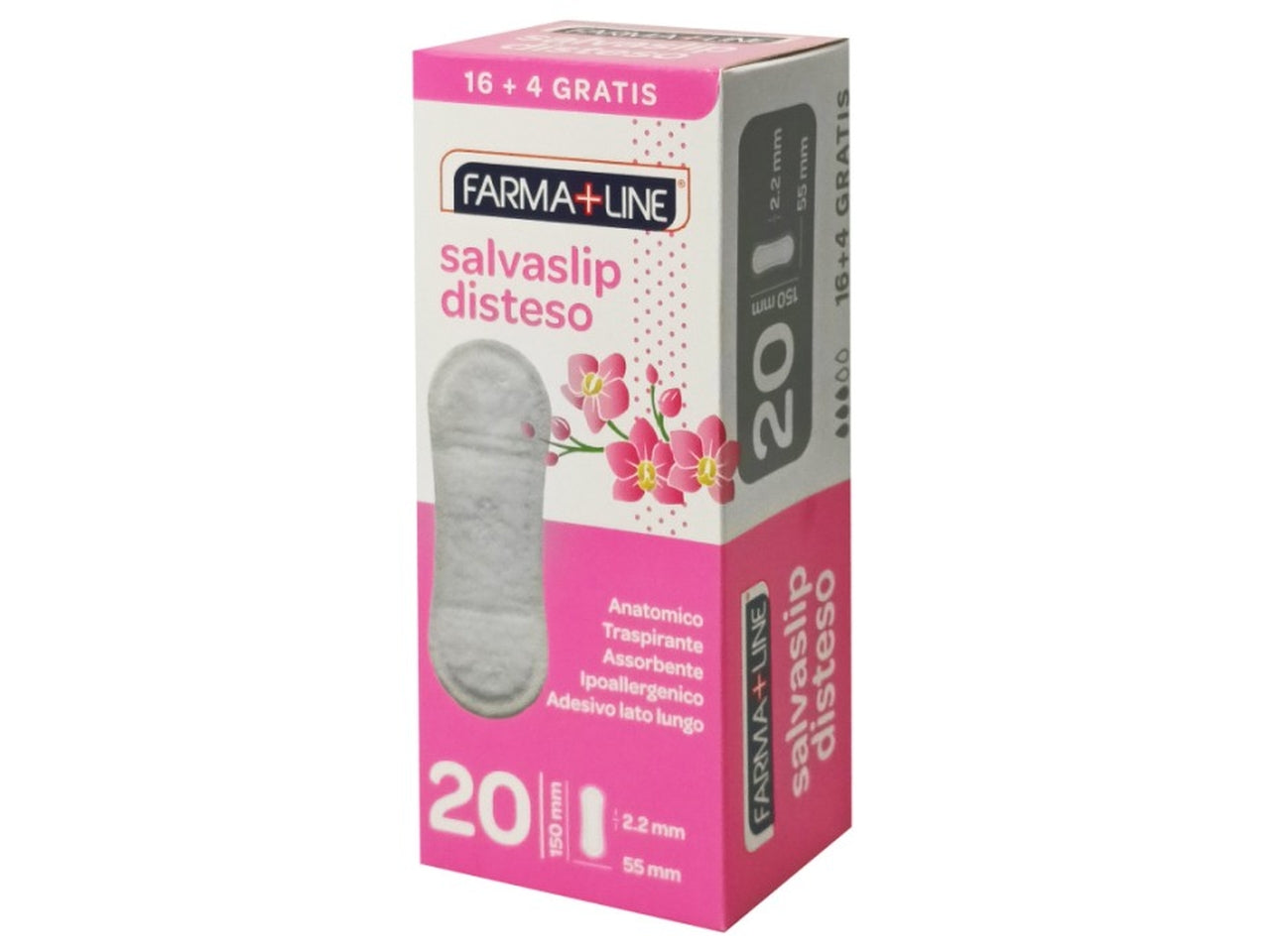 Salvaslip steso farmaline set da 20 salvaslip