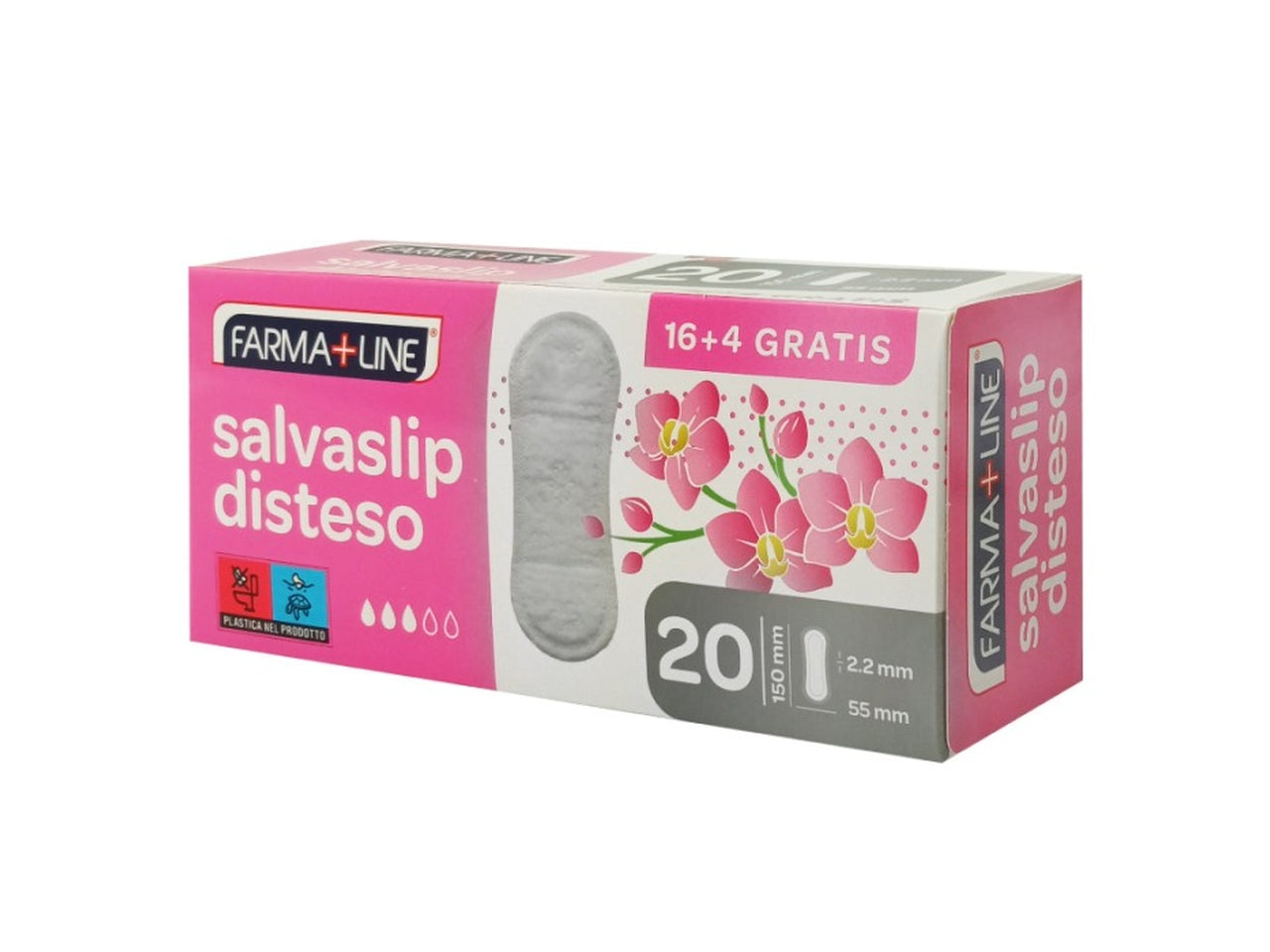 Salvaslip steso farmaline set da 20 salvaslip