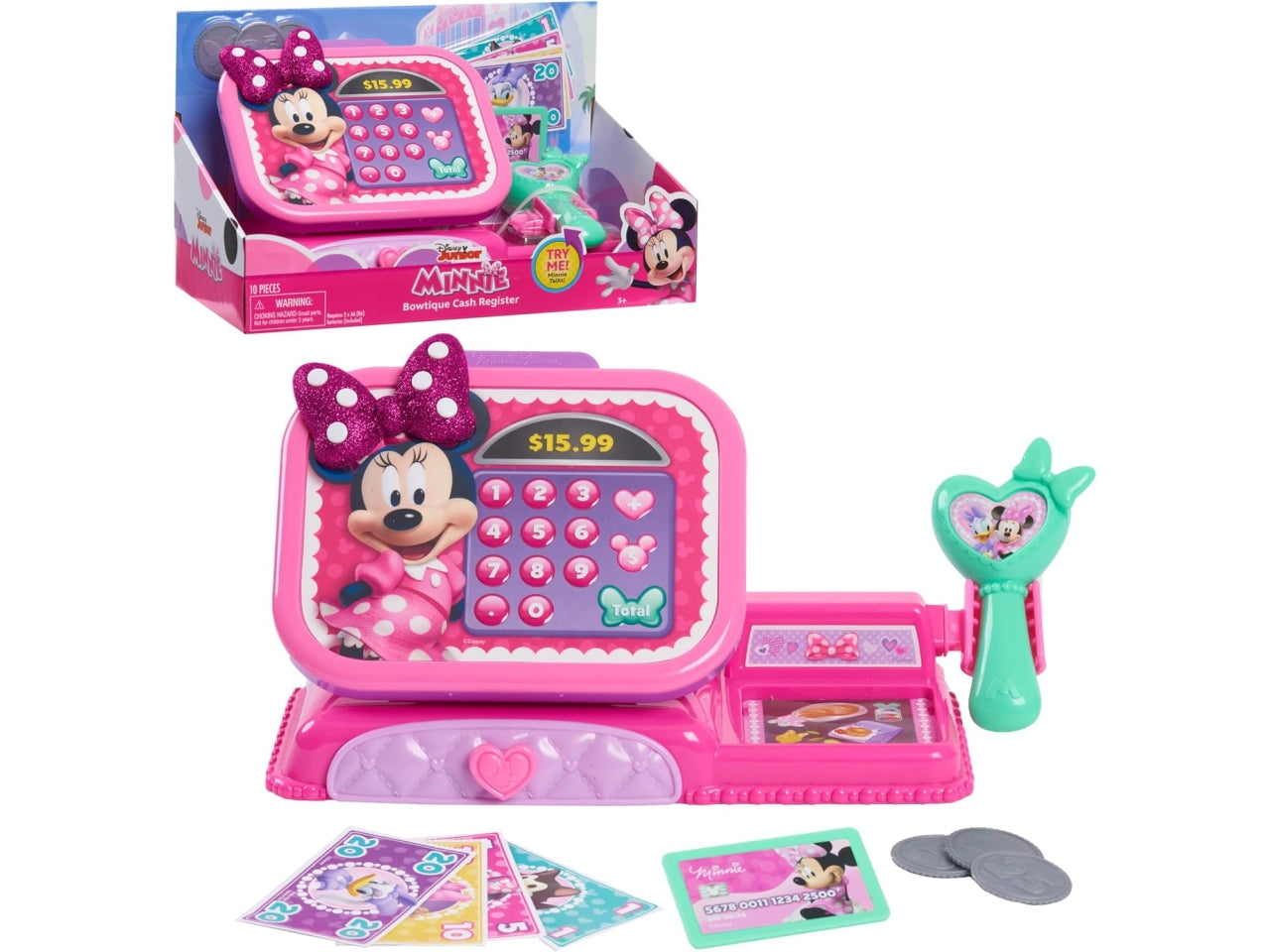 Minnie Mouse fiocco, registratore di cassa $