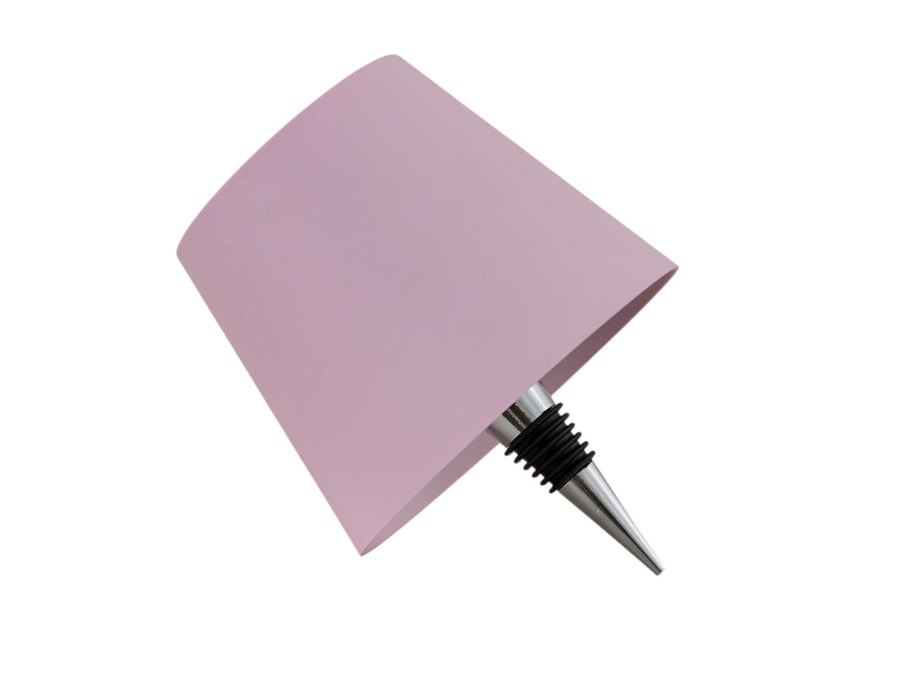 Pink lampada touch metal tappo 11x11x13cm