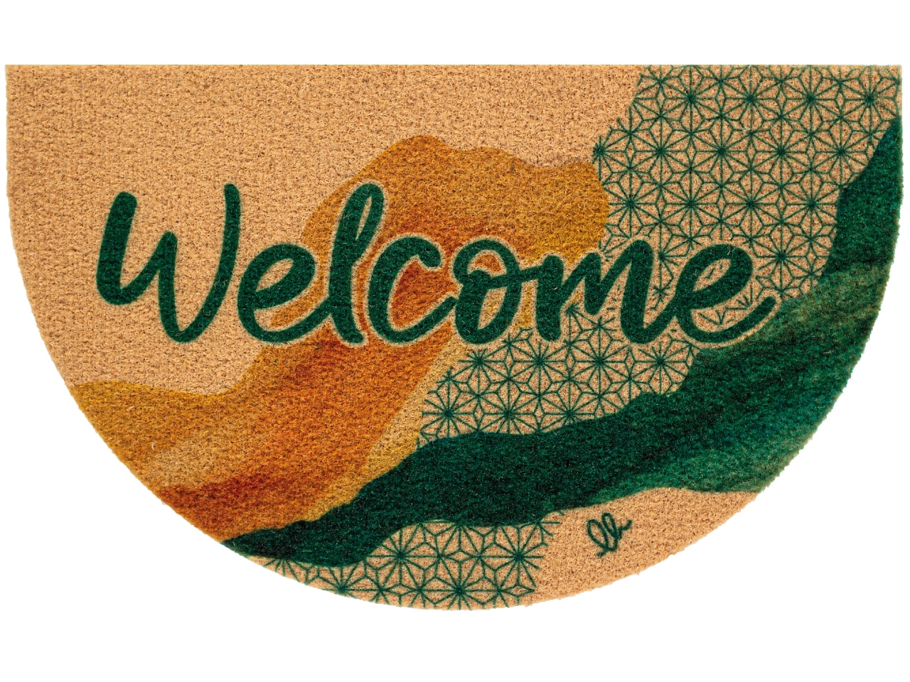 Zerbino eco-cocco mezza luna 40x65cm