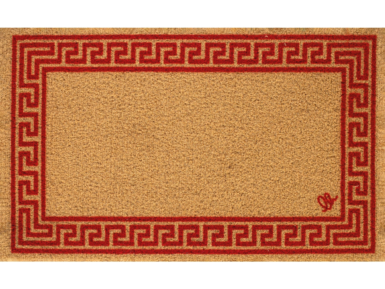 Zerbino eco-cocco rettangolare classico 40x65cm