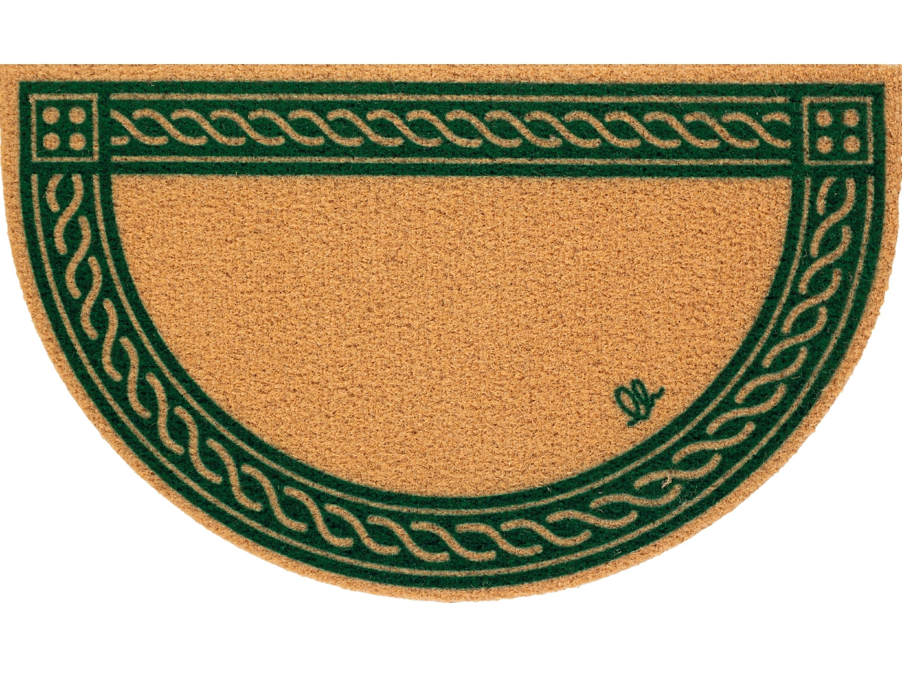 Zerbino eco-cocco mezza luna classico 40x65cm